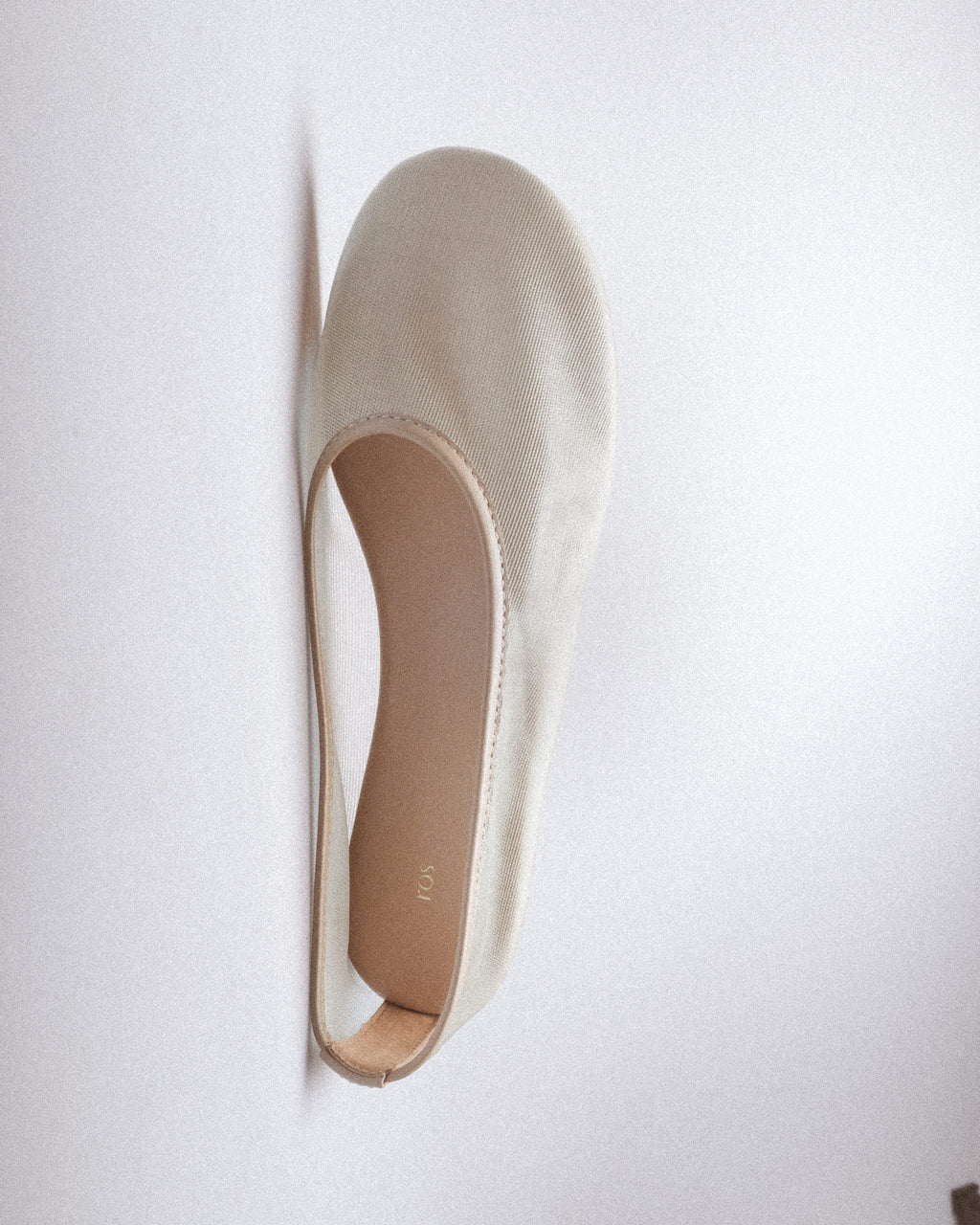 Sage Ballet Flat — Pointed Toe Detail