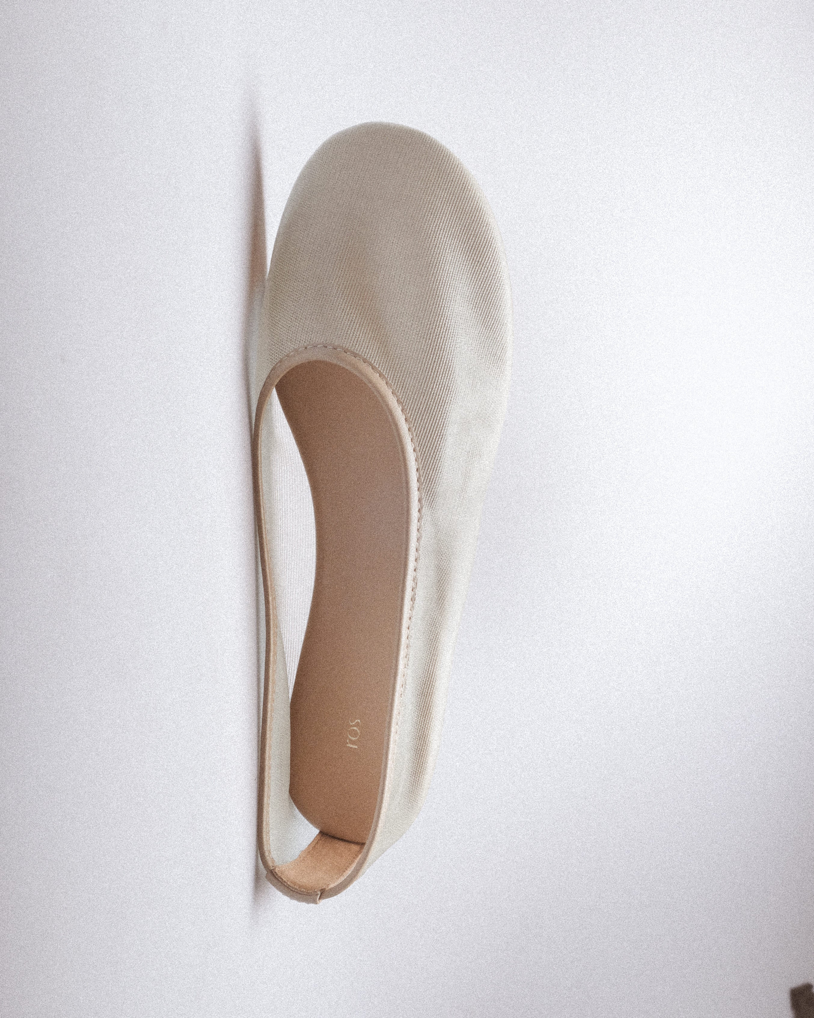 Sage Ballet Flat — Pointed Toe Detail